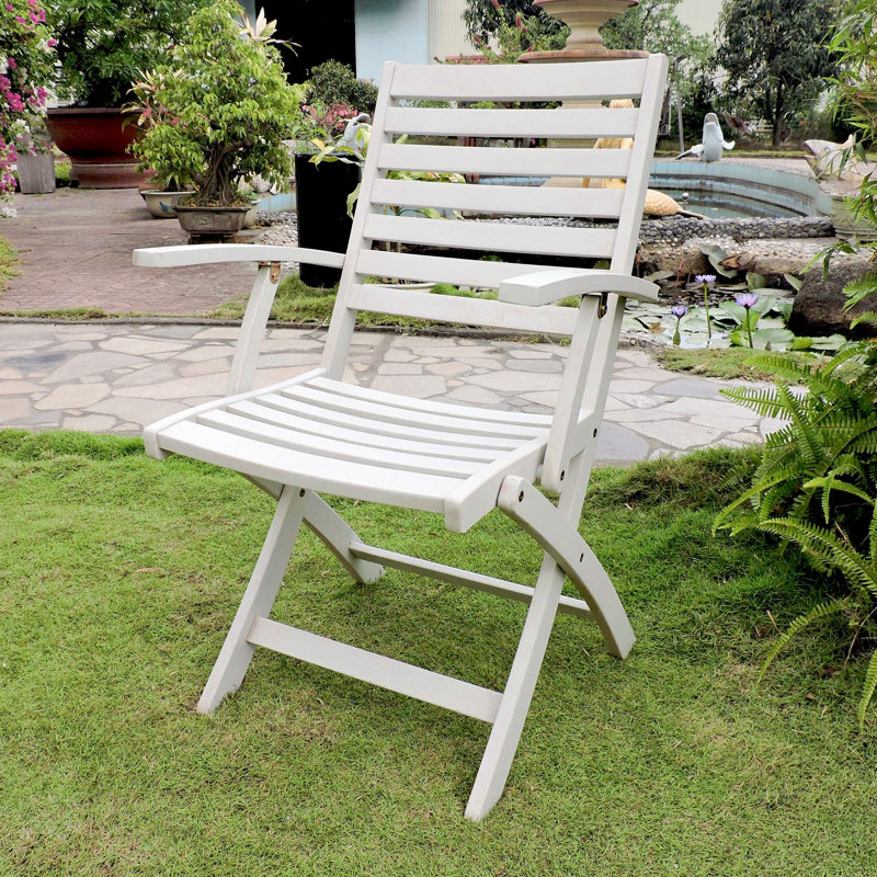 Beachcrest Home Bristol Folding Patio Dining Chair & Reviews Wayfair